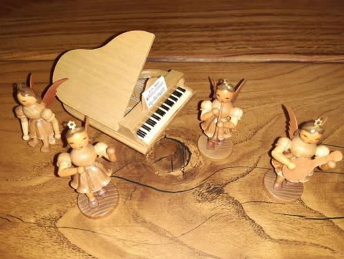 Kerst engelen scène orkest Klavier handwerk Erzgebirge, Diversen, Kerst, Gebruikt, Ophalen of Verzenden