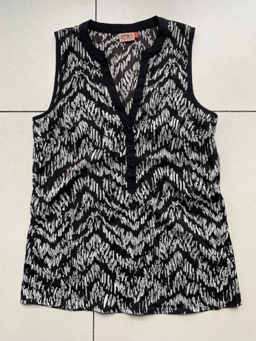 dames top-maat 34-ONLY, Kleding | Dames, Tops, Zo goed als nieuw, Maat 34 (XS) of kleiner, Zwart, Zonder mouw, Ophalen of Verzenden
