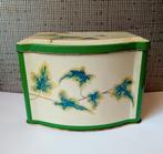 container made in england met bladeren, Verzamelen, Blikken, Ophalen of Verzenden, Overige