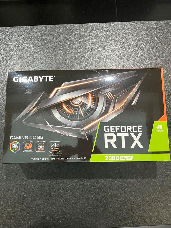 GIGABYTE geforce rtx 2080 super, Computers en Software, Videokaarten, Zo goed als nieuw, PCI, GDDR6, DisplayPort, Ophalen of Verzenden