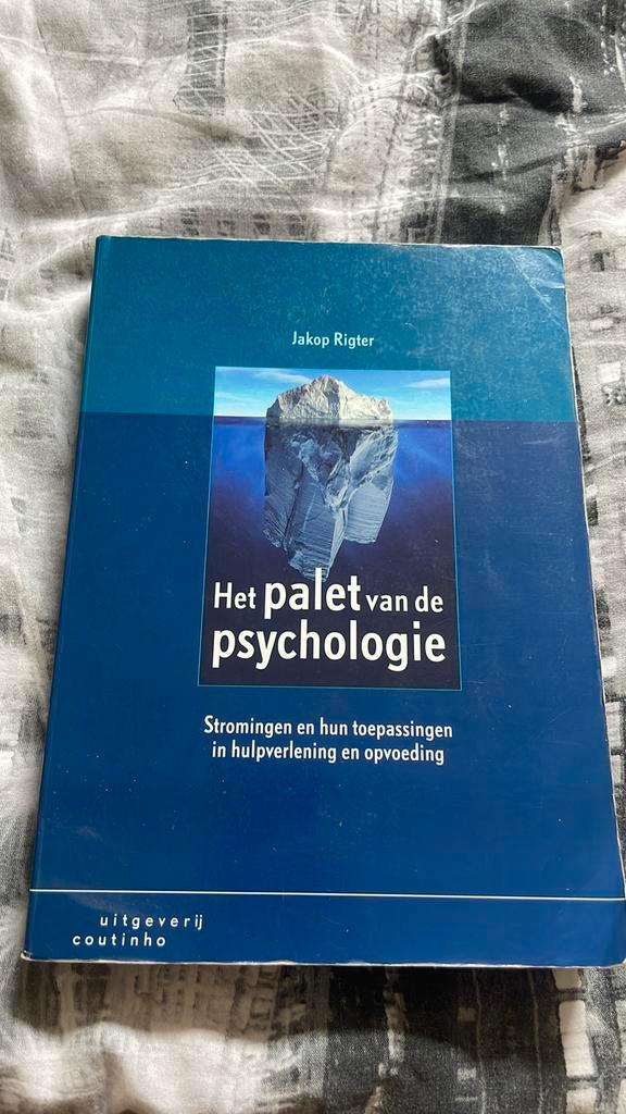Jakop Rigter - Het palet van de psychologie, Boeken, Psychologie, Zo goed als nieuw, Ophalen of Verzenden