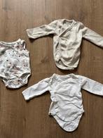 Drie rompers maat 44, Kinderen en Baby's, Babykleding | Overige, Ophalen of Verzenden, Zo goed als nieuw, Jongetje of Meisje