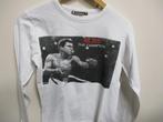 Muhammad Ali THE CHAMPION LONGSLEEVE MAAT S, Kleding | Heren, Wit, Black rock, Ophalen of Verzenden, Gedragen