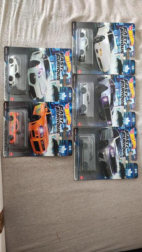 Hot Wheels Fast & Furious Set - Compleet!, Hobby en Vrije tijd, Modelauto's | Overige schalen, Nieuw, Auto, Ophalen of Verzenden