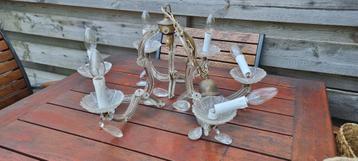 Antiek oud kroonluchter lamp opknapper beschikbaar voor biedingen