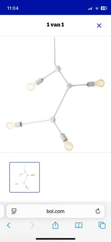 Audo Copenhagen (Menu) Tribeca serie Franklin Chandelier wit beschikbaar voor biedingen