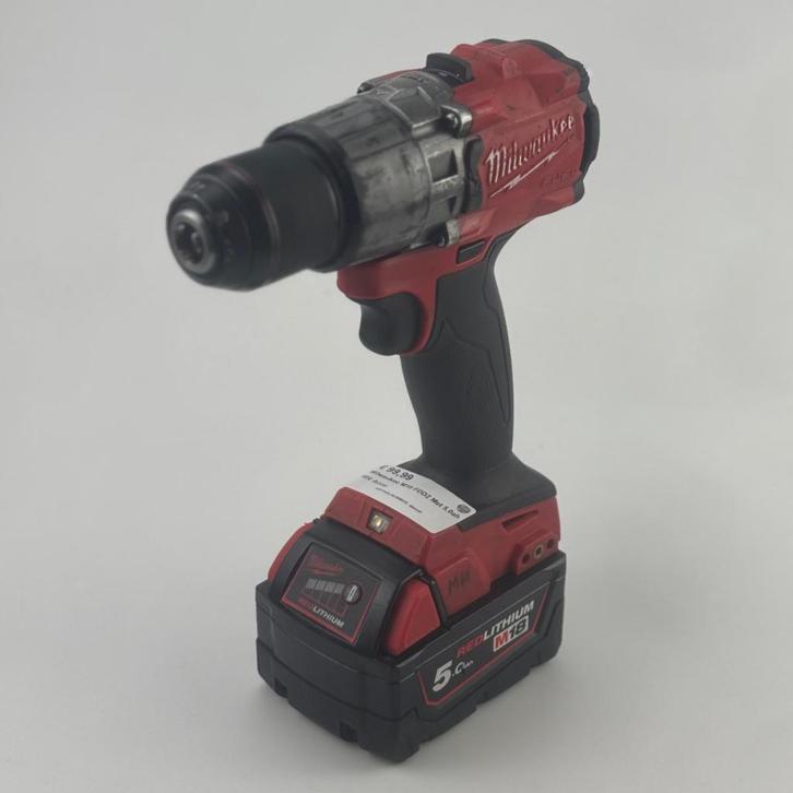 Milwaukee M18 FDD2 Met 5.0ah 18V Accu, Doe-het-zelf en Verbouw, Gereedschap | Boormachines, Zo goed als nieuw
