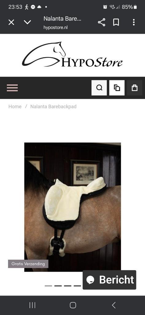Nalanta Barebackpad gevraagd, Dieren en Toebehoren, Paarden en Pony's | Dekens en Dekjes, Ophalen of Verzenden