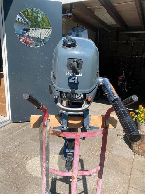 Yamaha 4 pk 4 tact met zodiac rubberboot 310, Watersport en Boten, Buiten- en Binnenboordmotoren, Gebruikt, Benzine, Buitenboordmotor