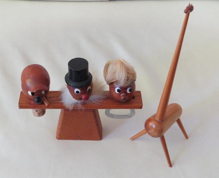 Deens barset jaren 50/60, Verzamelen, Beelden en Beeldjes, Gebruikt, Mens, Ophalen of Verzenden