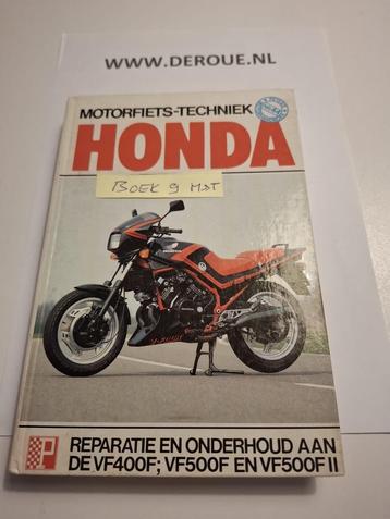 BOEK 9 MOTORFIETS & TECHNIEK HONDA VF400F/VF500F/VF500F II beschikbaar voor biedingen