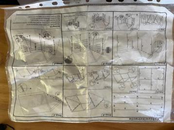Gebruikte partytent 4 m x 4 m beschikbaar voor biedingen