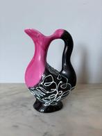 Vintage vaas. Roze porcelain keramiek.  Vallauris., Antiek en Kunst, Antiek | Vazen, Ophalen of Verzenden
