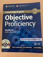 Cambridge English werkboek Objective Proficiency, Boeken, Schoolboeken, Gelezen, Engels, Diverse auteurs, Ophalen of Verzenden