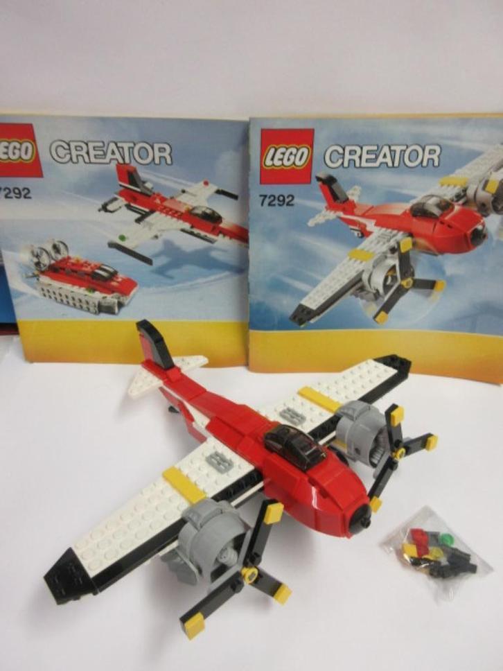 7292 Propellorvliegtuig, Creator 3in1. Verzenden is mogelijk, Kinderen en Baby's, Speelgoed | Duplo en Lego, Zo goed als nieuw