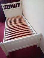 Wit eenpersoons Ikea Hemnes bed, Ophalen, Gebruikt, Eenpersoons, Wit