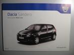 Dacia Sandero 2011 folder brochure, Boeken, Gelezen, Overige merken, Ophalen of Verzenden