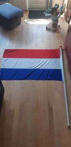 Nederlandse vlag met stok, Diversen, Vlaggen en Wimpels, Zo goed als nieuw, Ophalen