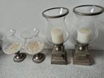 Windlichten, kandelaars.2 setjes. Ook per set t.k. Vintage., Ophalen, Overige materialen, Gebruikt, Overige kleuren