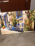 Grieks tavereel schilderij!, Ophalen