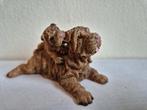 Hondenbeeldje Sharpei, moeder en pup, Ophalen of Verzenden