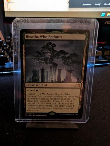 Boseiju, Who Endures - Neon Dynasty MTG beschikbaar voor biedingen