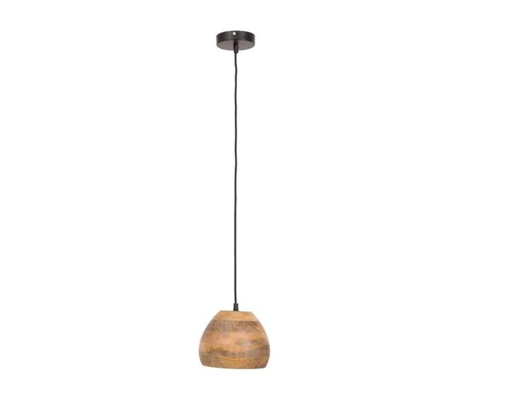 Dutchbone Woody hanglamp Ø20 | Van €45, nu, Huis en Inrichting, Lampen | Hanglampen, Nieuw, Minder dan 50 cm, Hout, Ophalen of Verzenden