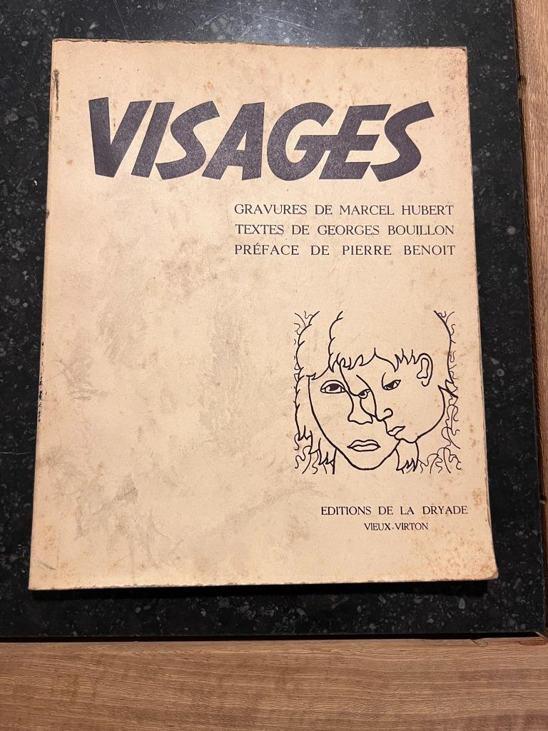 Visages - Marcel Hubert / Georges Bouillon, Ophalen of Verzenden, Georges Bouillon