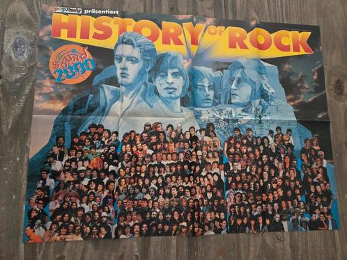 Pop Rocky - History of Rock - Sound 2000 Poster, Verzamelen, Posters, Zo goed als nieuw, Film en Tv, A1 t/m A3, Rechthoekig Staand