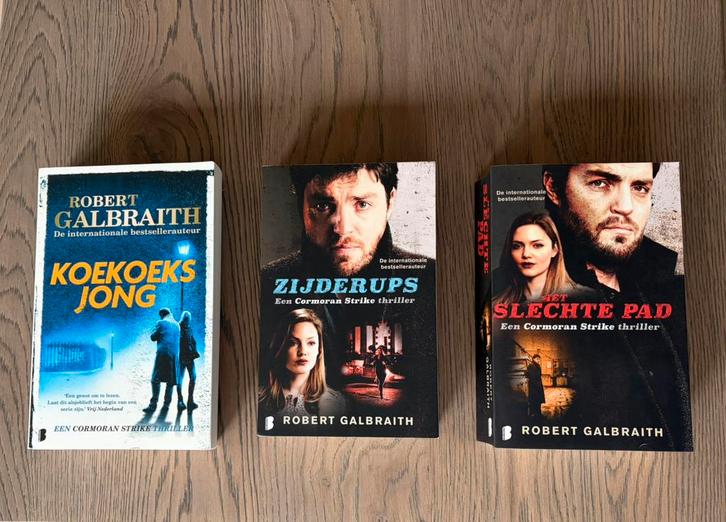 3 boeken Cormoran Strike thriller van Robert Galbraith, Boeken, Thrillers, Zo goed als nieuw, Ophalen of Verzenden