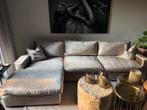 Bocx bank met glimmende velvet stof, Ophalen, Gebruikt, Hoekbank, Hotel chique