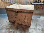 Vintage Blikken Kist / Gereedschapskist, Gebruikt, Minder dan 50 cm, Ophalen of Verzenden, Minder dan 40 cm
