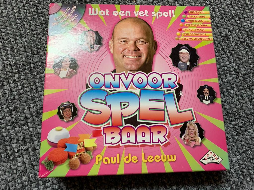 Onvoorspelbaar Spel van Paul de Leeuw, Drie of vier spelers, Ophalen of Verzenden, Zo goed als nieuw
