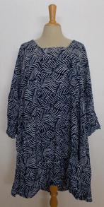 Mooie donkerblauw/witte print tuniek van Luna Serena! XXL, Kleding | Dames, Verzenden, Zo goed als nieuw, Maat 46/48 (XL) of groter