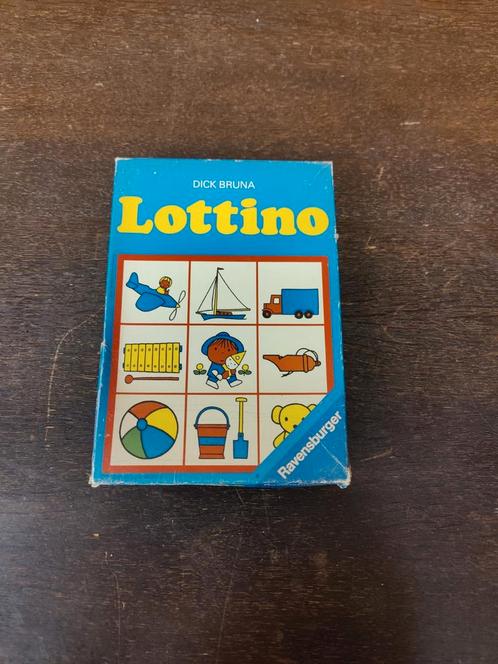 Vintage Bordspel Lottino - Dick Bruna (1973), Hobby en Vrije tijd, Gezelschapsspellen | Kaartspellen, Zo goed als nieuw, Ophalen of Verzenden