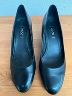 Ecco  mooie leren Damesschoenen maat 41 zwart, Ophalen of Verzenden, Zo goed als nieuw, Zwart