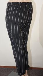 nieuwe ELVIRA streep broek zwart, Verzenden, Zwart, Nieuw, Maat 36 (S)