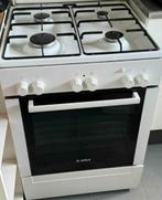 Nette gasfornuis met oven Bosch  Werkt uitstekend, 4 kookzones, Hete lucht, Vrijstaand, 85 tot 90 cm