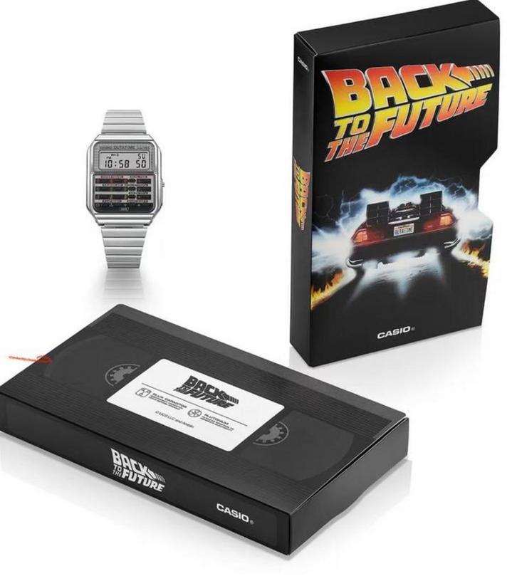 Casio Back to the Future Horloge - Limited Edition!, Sieraden, Tassen en Uiterlijk, Horloges | Heren, Nieuw, Polshorloge, Overige merken