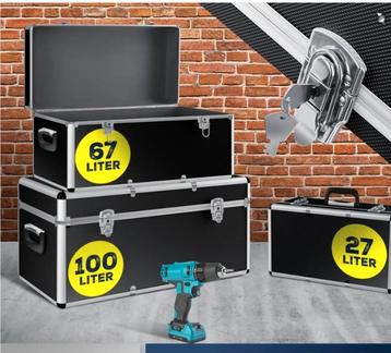 Aluminium Boxen NIEUW Gereedschapskisten 25-68-100 Ltr beschikbaar voor biedingen