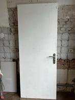 4x Witte Stompe Binnendeuren, Ophalen, Gebruikt, 80 tot 100 cm, Binnendeur