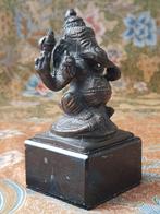 Mooi antiek brons beeldje uit India van Ganesha 11,4 cm., Ophalen of Verzenden