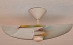 Vintage Retro Plafondlamp Jaren 60, Huis en Inrichting, Lampen | Wandlampen, Ophalen of Verzenden, Gebruikt, Glas, Retro