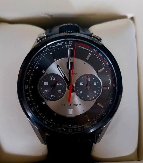Tag Heuer Carrera, Sieraden, Tassen en Uiterlijk, Horloges | Heren, Zo goed als nieuw, TAG Heuer, Staal, Staal, Ophalen of Verzenden