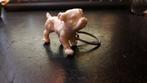 Oude sleutelhanger hondje Buldog 2,50, Ophalen of Verzenden, Gebruikt, Knuffel of Figuurtje