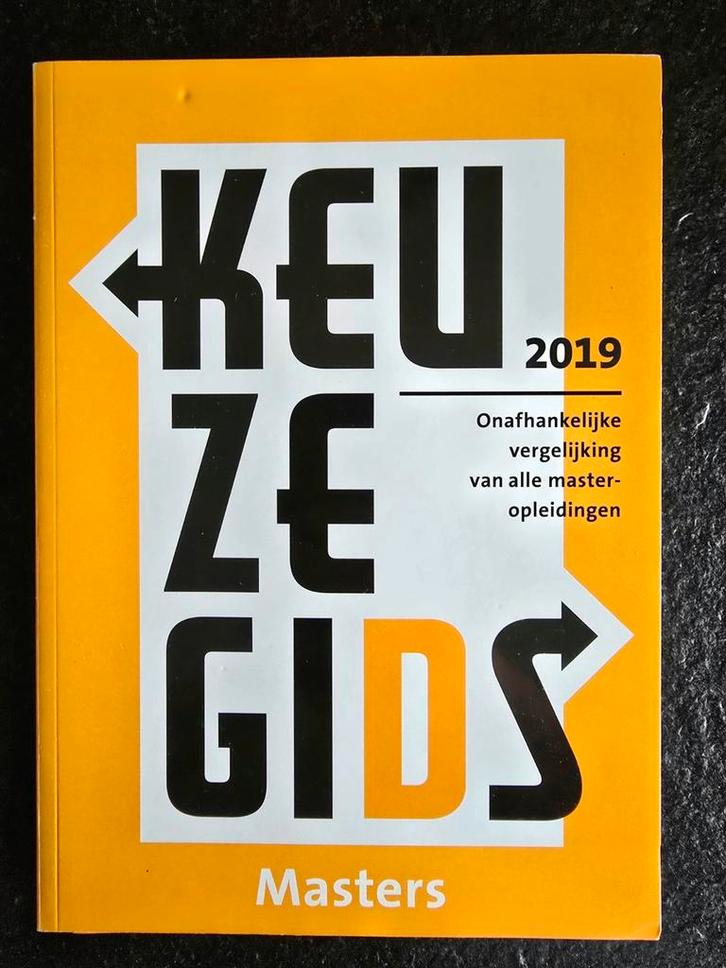 Keuzegids Masters 2019, Boeken, Wetenschap, Zo goed als nieuw, Natuurwetenschap, Ophalen of Verzenden