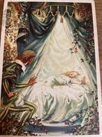 Ansichtkaart sprookje Doornroosje, Ophalen of Verzenden, 1940 tot 1960