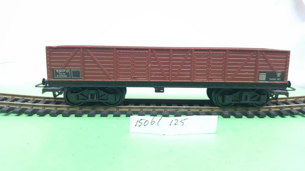 Jouef H0 6225 SNCF open hoge bakwagon 1978, Gelijkstroom, Jouef, Wagon, Ophalen of Verzenden