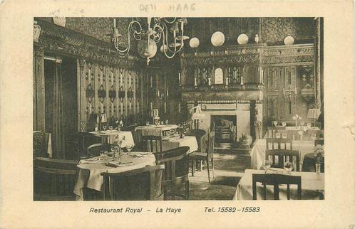(701-004-011) Den Haag Restaurant Royal, Verzamelen, Ansichtkaarten | Nederland, Zuid-Holland, Verzenden
