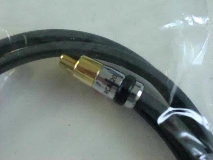 Rca kabel High end Audioquest Silver-Plated 20AWG UL/CL3., Audio, Tv en Foto, Audiokabels en Televisiekabels, Nieuw, Interlink-kabel